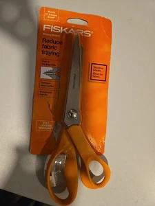 FISKARS FABRIC PINKING SHEARS 8in/20cm BRAND USED SEE PICS - Picture 1 of 3