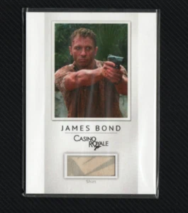 James Bond Archives 2017 Final Relic Costume PR22 Daniel Craig Shirt #136/200 - Picture 1 of 4