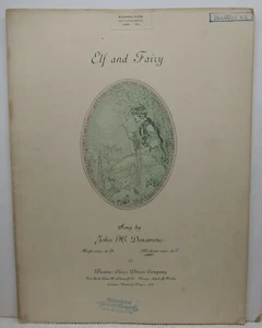 Elfo y hadas - Mary Gardenia y John H. Densmore - partitura 1919 - Imagen 1 de 3