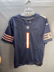 NWT Justin Fields Chicago Bears #1 NIKE Vapor FUSE Limited Jersey Blue XL $175 A
