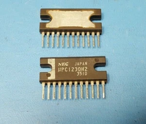 IC, amplificador de audio, NEC, UPC1230H2, reemplaza a NTE1389, JAPÓN, 2 PIEZAS - Imagen 1 de 5