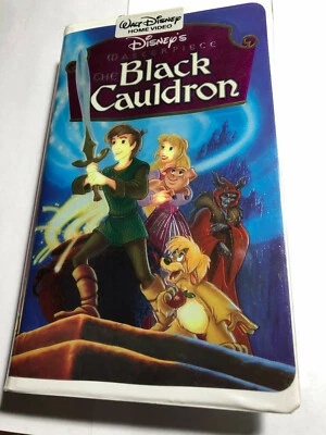 WALT DISNEY MASTERPIECE THE BLACK CAULDRON CLAMSHELL VHS Foto 1 de 4