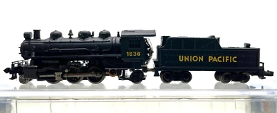 N BACHMANN 51551 STEAM LOCOMOTIVE PRAIRIE 2-6-2 & TENDER UNION PACIFIC UP # 1836 - Image 1 of 3