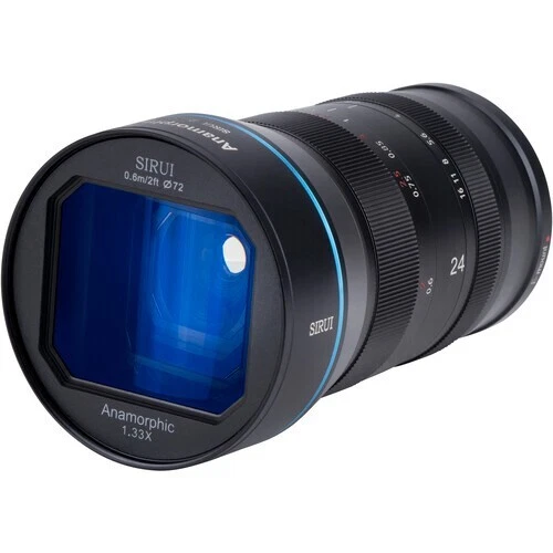 Sirui 24mm Anamorphic Lens F2.8 1.33X APS-C Camera Lens (E Mount) SR24-E