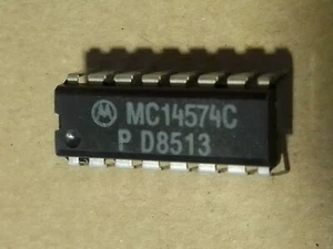(1 PIECE) Motorola Semiconductor IC MC14574C - Picture 1 of 1