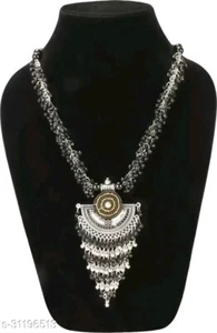 Conjunto de joyería collar Kundan plateado étnico indio Bollywood conjunto de moda - Imagen 1 de 2