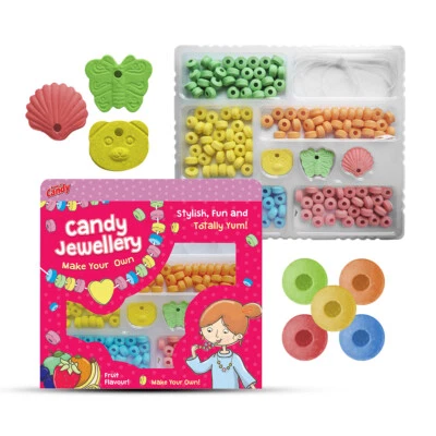 Candy Jewellery 80g Create Your Own Kit Necklace Assorted Coloured Retro Sweets - Image 1 of 4