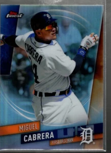 B5347- 2019 Finest Refractors #14 Miguel Cabrera - NM-MT - Picture 1 of 2