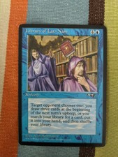 Library of Lat-Nam X1 LP Alliances MTG Magic Cards Blue 