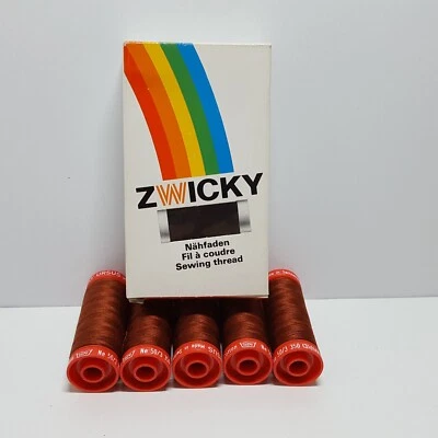 Vintage 1000 Meters 100% Cotton ZWICKY URSUS 50/3 Sewing Thread COLOR # 659 - Image 1 of 4