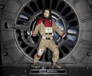 Star Wars Rogue One CUSTOM Baze Malbus 3.75" Figure, More Articulate! LAST ONE!! - Picture 1 of 4
