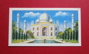 CHING & Co  VINTAGE 1962 CIGARETTE CARD   DO YOU KNOW?  No 9  THE TAJ MAHAL