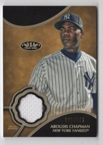 2019 Topps Tier One Relics Aroldis Chapman New York Yankees #T1R-AC - Picture 1 of 2