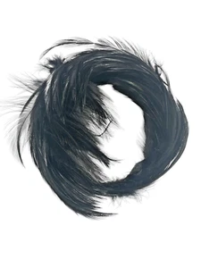 Antique Black Band of Feathers Ladies Headband Fascinator Hat West Germany - Picture 1 of 2