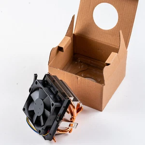 New AMD AM2/AM3 Stock Cooler Copper Heatsink Athlon Phenom FX Z7UH40Q001 - Picture 1 of 4