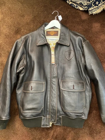 Roush Racing team issued retirement official Leather Jacket Large 2002 Cover