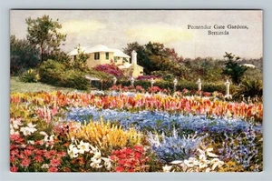 Bermuda, Pomander Gate Gardens Vintage Souvenir Postcard - Picture 1 of 2