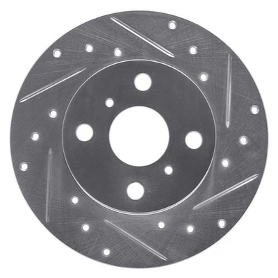 For Toyota Tercel 83-90 Brake Rotor DFC Premium Drilled & Slotted Front Foto 1 de 4