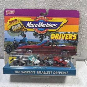 Galoob Micro Machines Hotfoot Collection #1 Drivers Set