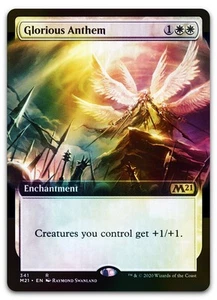 Glorious Anthem (Extended Art) #341 (Foil) (NM) Core Set 2021 M21 Magic MTG - Bild 1 von 2