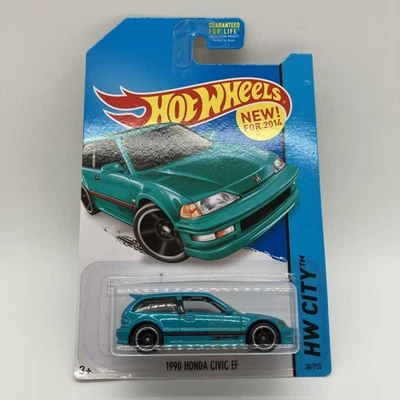 Honda Civic EF #30 1990 Hot Wheels Foto 1 de 4
