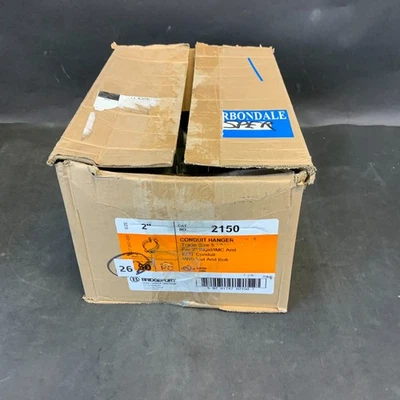 BRIDGEPORT 2150 2” PERCHA CONDUCTO - CAJA DE 26 ($25 OBO) Foto 1 de 3