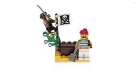 LEGO 6235 Pirates Buried Treasure 1991 Complete w/ Minifig & Instructions
