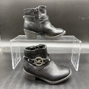 Michael Kors schwarz Ranahan Bootie Kleinkind Mädchen Größe 6 - Bild 1 von 7