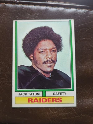 1974 Topps Jack Tatum Oakland Raiders #14  - Image 1 of 4