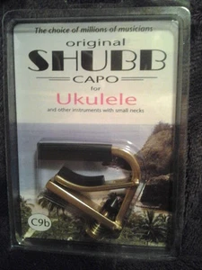 Shubb C9B Original Brass Ukulele Capo NEW NIB + Free Shipping - Picture 1 of 1