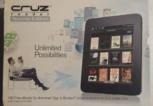 Cruz Reader Velocity Micro Tablet Surf Web, Videos, Books 7" Display Tested Work - Picture 1 of 10