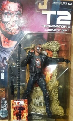 T-800 Terminator 2 T-2 Judgement Day Movie Maniacs McFarlane Toys  - Image 1 of 4