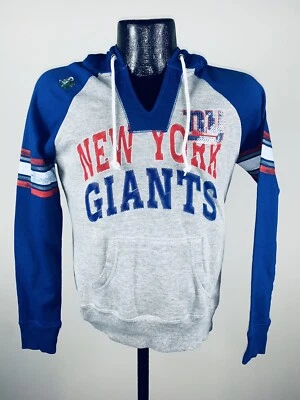 Mujer NFL Ropa New York Giants Gris Tiempo Completo Fan Sudadera con Capucha Nueva con Etiquetas L Foto 1 de 4