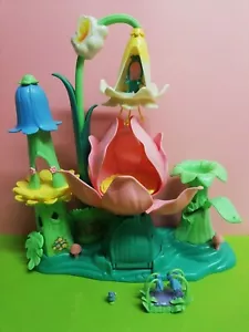 BARBIE FAIRYTOPIA LITTLE LANDS PEONIA FIORE MATTEL 2004 PLAYSET FLOWER HOUSE - Foto 1 di 5