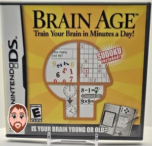 Brain Age Nintendo DS solo custodia e manuale *senza gioco!* - Foto 1 di 3