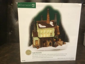 Department 56 Castle Glassworks New England Village W/Light & Box - Picture 1 of 5