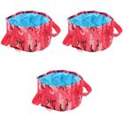 3 Pieces Tomorrow Foldable Foot Tub Travel Camping Water Container