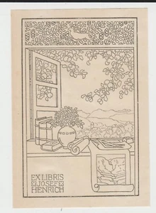 Ex Libris - Josef Henrich (69) - Imagen 1 de 2
