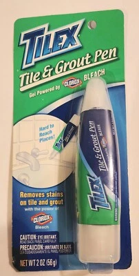 TILEX Tile & Grout Pen Removes Stains Dual Tip Clorox Bleach NEW - Image 1 of 2