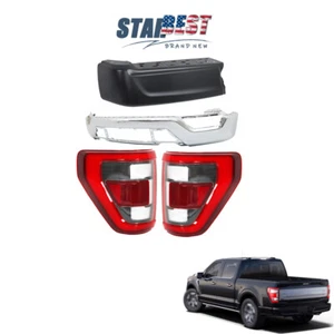 For 2021-2023 Ford F-150 Pair Tail Lights Lamps&Front Bumper&Left Rear Bumper - Picture 1 of 19
