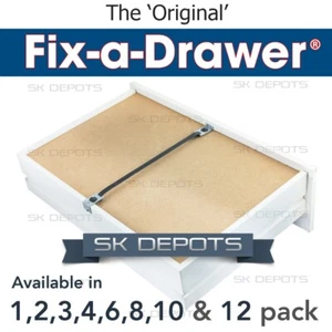 Fix A Drawer® – Drawer Repair Kit - Easily Mend Sagging Drawers in Minutes - Picture 1 of 13