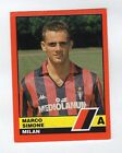Figurina Calciatori D'italia Vallardi 1989-90 Numero 271 Milan Simone