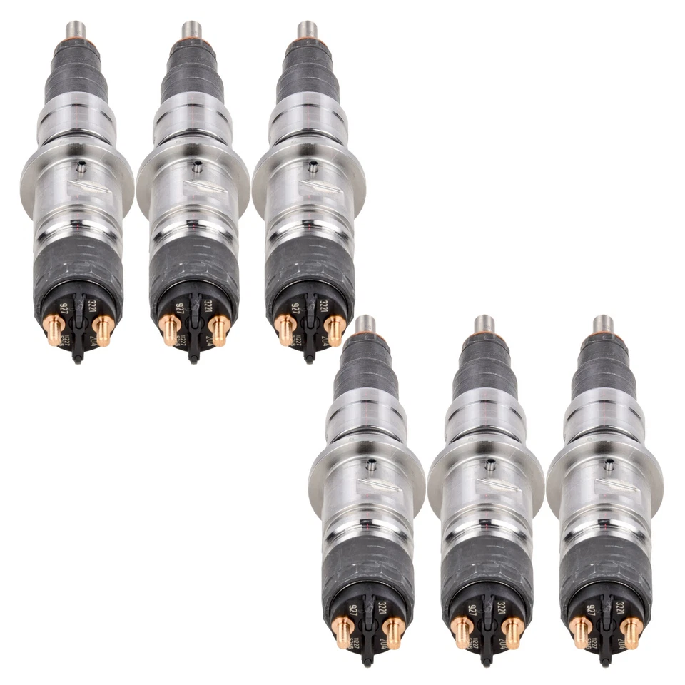 Juego de inyectores de combustible Bosch Common Rail 6 piezas para Dodge Ram 3500 6,7 L6 08-10 Foto 1 de 1