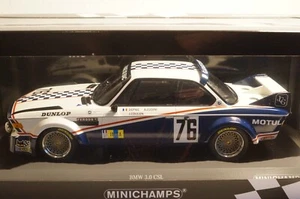 1:18 Minichamps 155772576 BMW 3.0 CSL #76 Garage du Bac Le Mans 1977 -DK113 - Bild 1 von 3