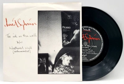 DAVID SYLVIAN - THE INK ON THE WALL -  POP ROCK PICTURE SLEEVE & 45 - Image 1 of 2