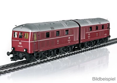 MÄRKLIN 55289 (SPUR 1) V 188 002 a/b Dieseldoppellok DB IIIb weinrot / NEU / OVP - Bild 1 von 4