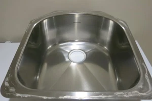 American Standard D-shape reased bottom undermount sink New W/damaged box - Picture 1 of 3