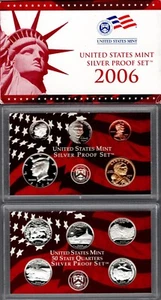 2006-S U.S. Mint Silver Proof Set, 90% Silver, OGP/COA - Picture 1 of 3