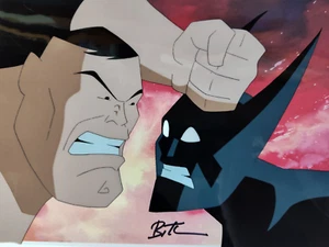 1999 BATMAN BEYOND HAND PAINTED PRODUCTION ANIMATION CEL SIGNED BRUCE TIMM - Picture 1 of 7