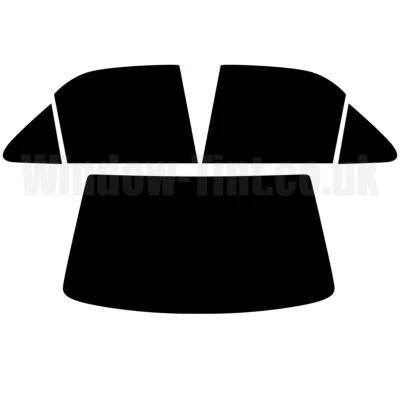 Pre Cut Window Tint for Peugeot 406 4-door Saloon 1996-04 5% Limo Black Rear - Image 1 of 4